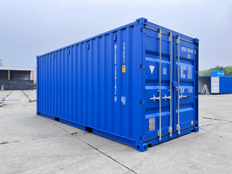 Container Maritime 20 Pieds Bleu-Neuf, Livraison Offerte