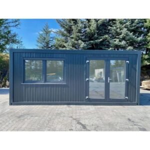 Container bureau aménagé 18 m² – Occasion reconditionné comme neuf – Livraison gratuite