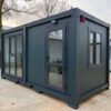 Conteneur aménagé en bureau BLACK DIAMOND – 12 m²