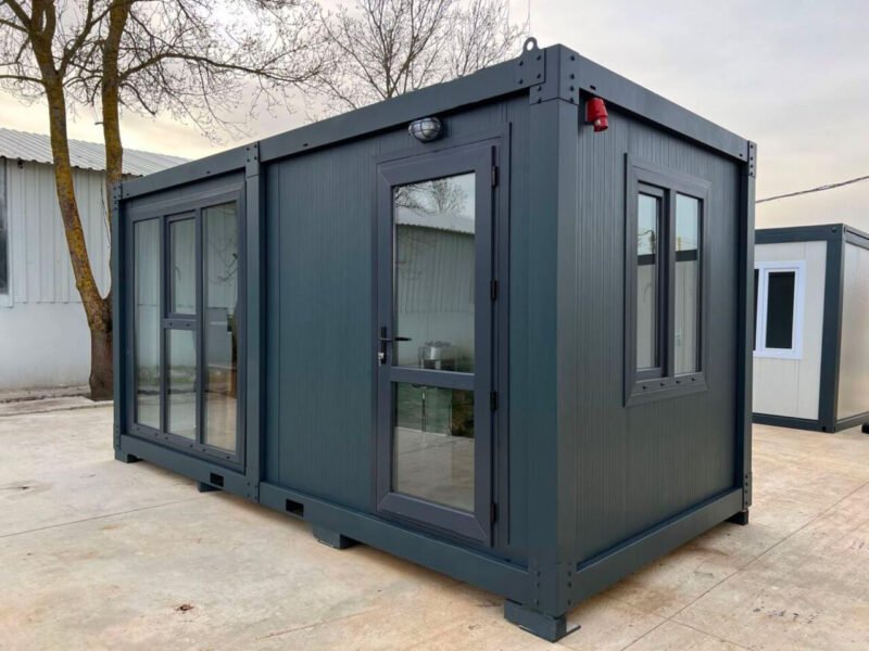 Conteneur aménagé en bureau BLACK DIAMOND – 12 m²